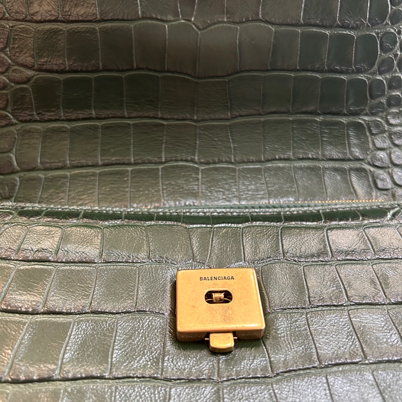 Balenciaga gossip墨綠色 兩用 肩背包 手提包-7