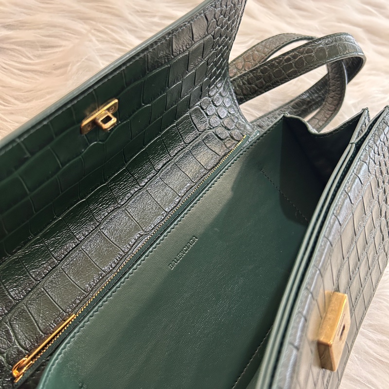 Balenciaga gossip墨綠色 兩用 肩背包 手提包-8