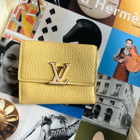 LV 日本限定色capucines wallet