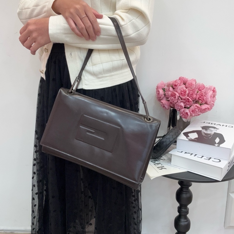 【赫蒂國際精品】GUCCI女士黑色真皮單肩包 vintage 二手 中古-2