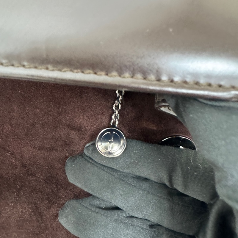【赫蒂國際精品】GUCCI女士黑色真皮單肩包 vintage 二手 中古-17