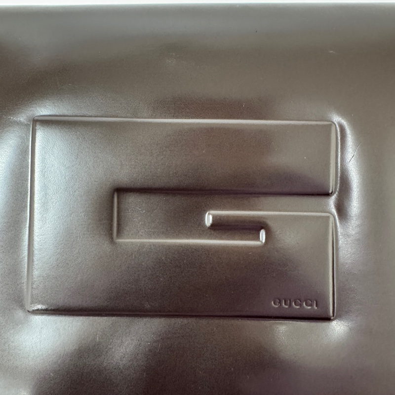 【赫蒂國際精品】GUCCI女士黑色真皮單肩包 vintage 二手 中古-24