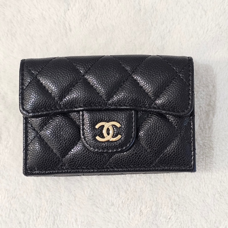 Chanel mini三折短夾-1