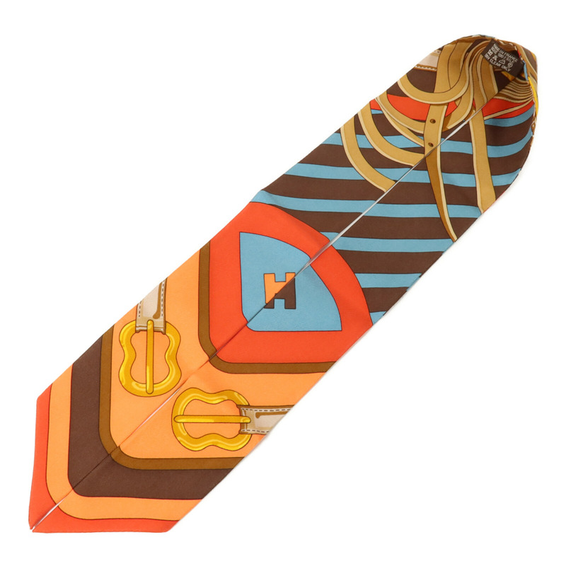 HERMES 絲質Twilly絲巾-3