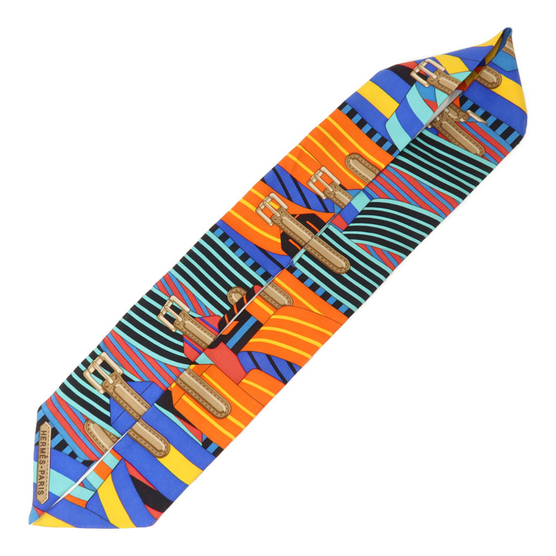 HERMES 絲質Twilly絲巾-2