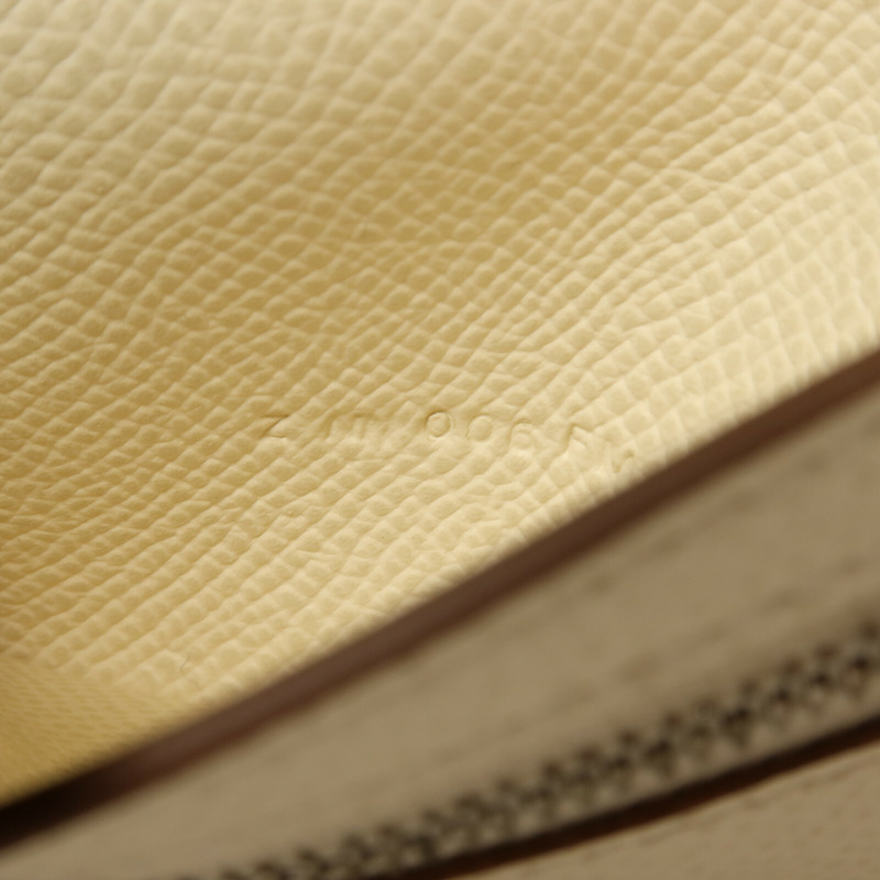 HERMES Epsom皮革Bearn Verso錢包Jaune Poussin/Craie-8