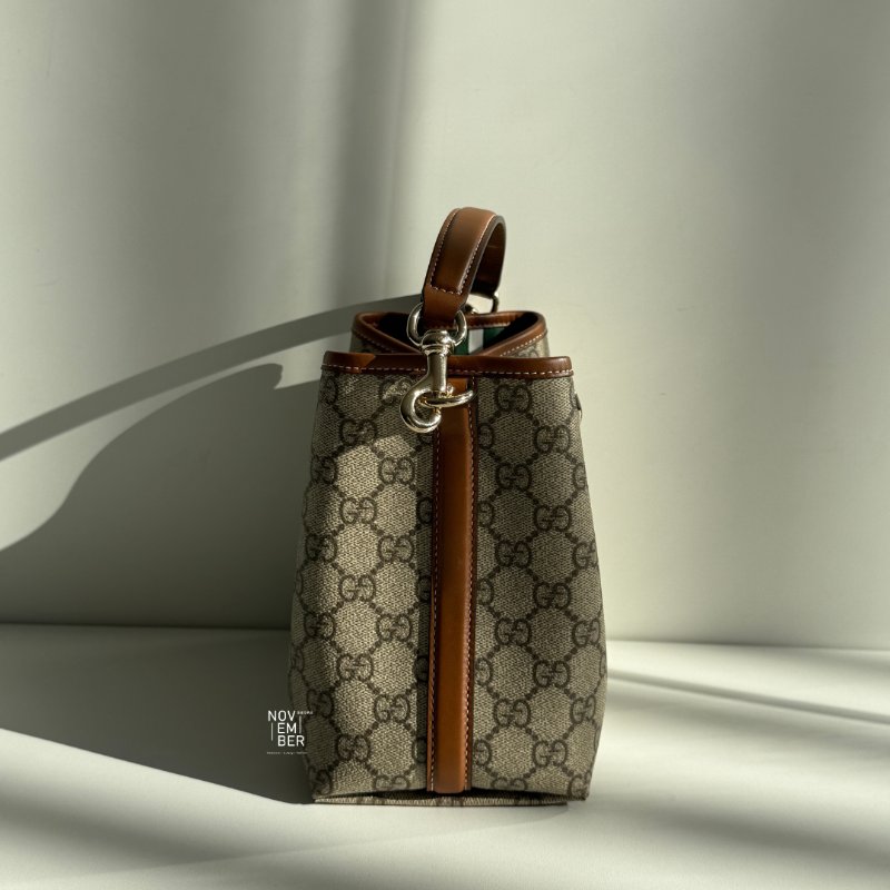 99新🆕 Gucci 古馳 GG Emblem 水桶包小號-5