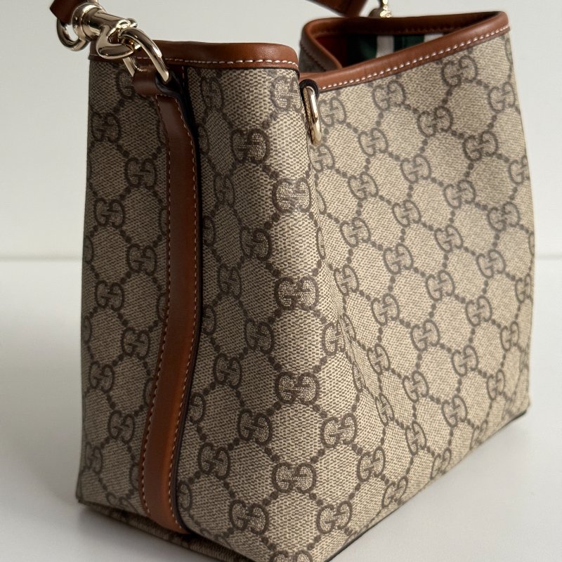 99新🆕 Gucci 古馳 GG Emblem 水桶包小號-9