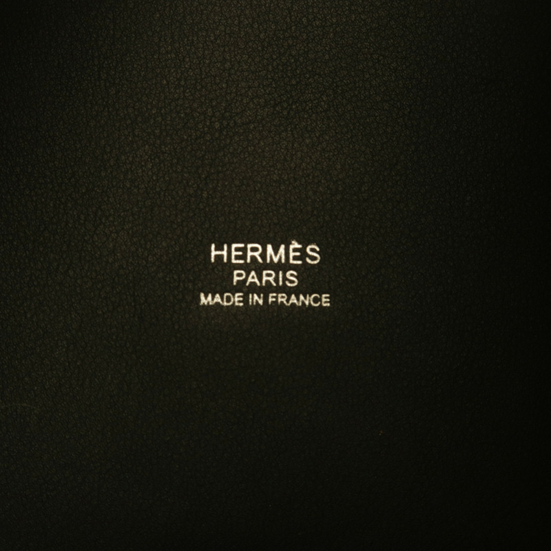 HERMES 帆布/皮革Picotin Cargo PM手挽袋Bleu Marine-7