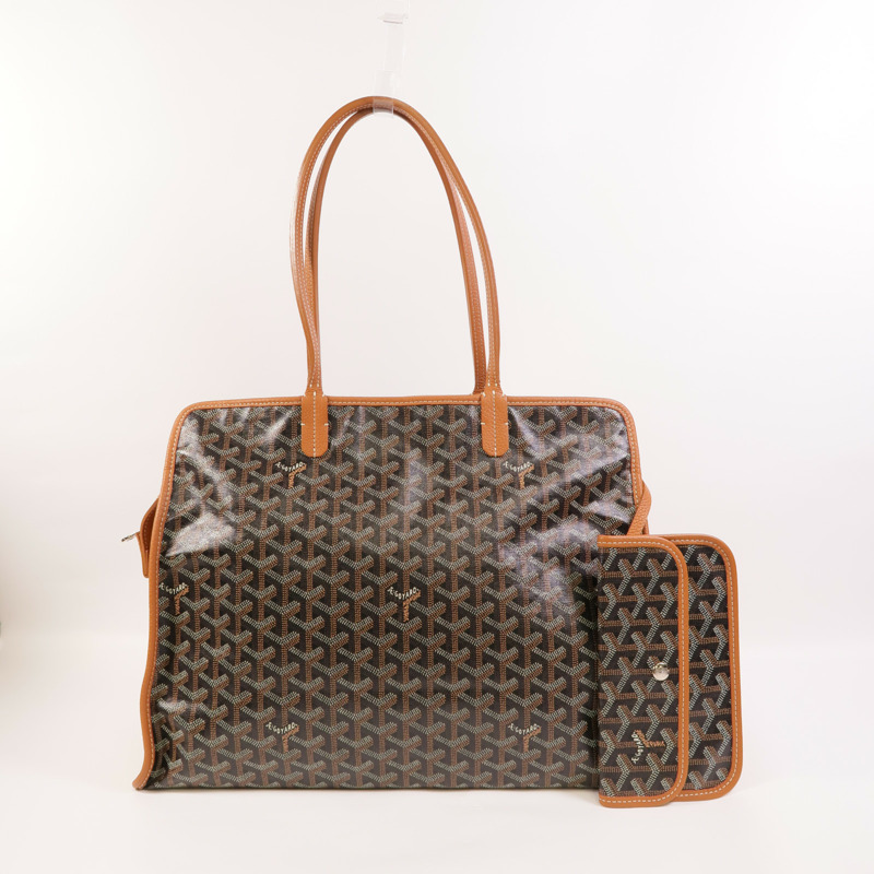 GOYARD 塗層帆布Hardy PM肩背袋-11