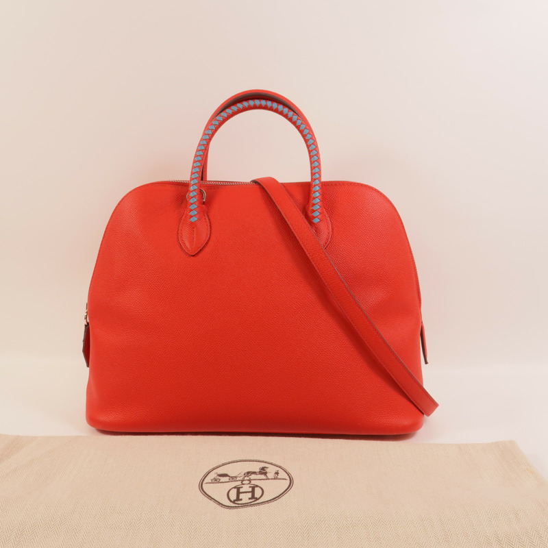 HERMES Epsom皮革Bolide 1923 Tressage手挽肩背兩用袋-10