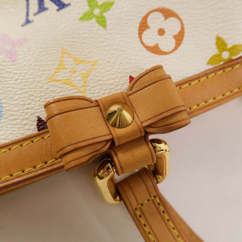 LOUIS VUITTON Monogram Multicolor Sharlene MM手挽肩背兩用袋-9