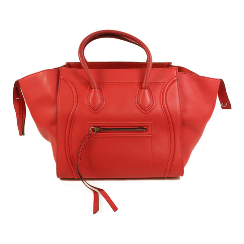 CELINE 牛皮皮革Luggage Phantom手挽袋