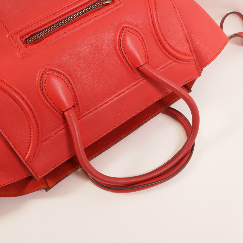CELINE 牛皮皮革Luggage Phantom手挽袋-4