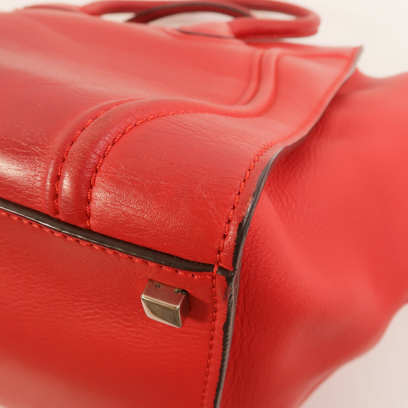 CELINE 牛皮皮革Luggage Phantom手挽袋-10
