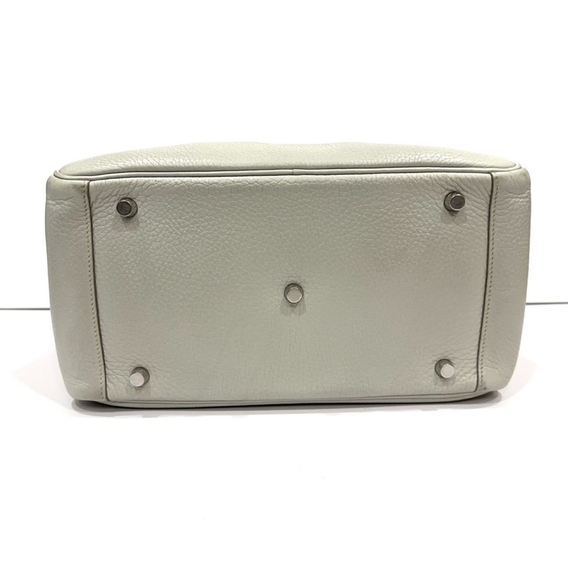 Hermes Lindy 30 珍珠灰內拼龍蝦粉-4