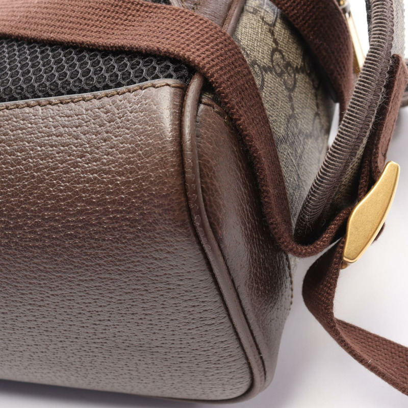 GUCCI Ophidia GG Supreme 雙肩包 547965 帆布皮革 米色 二手-7