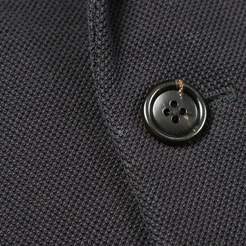 GUCCI 標誌訂製棉質夾克,黑色多色,二手男士4碼-5