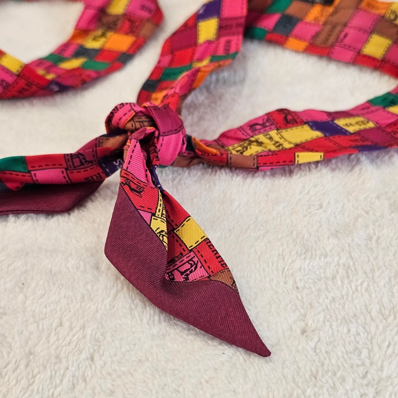 Hermes 絲巾1對-7