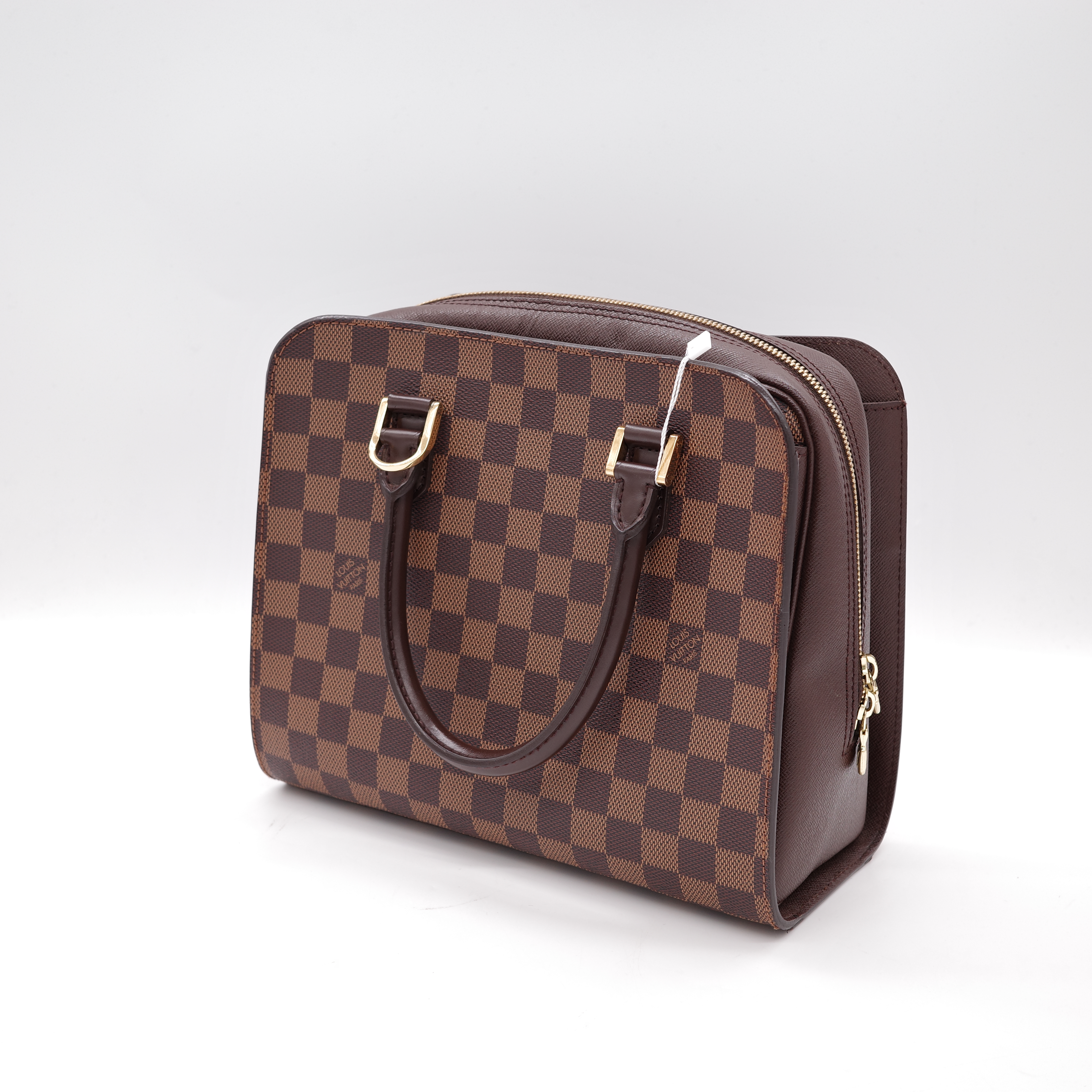 Louis Vuitton 路易威登 Triana 棕色 Damier Ebene 棋盤格紋 帆布 手提包-2