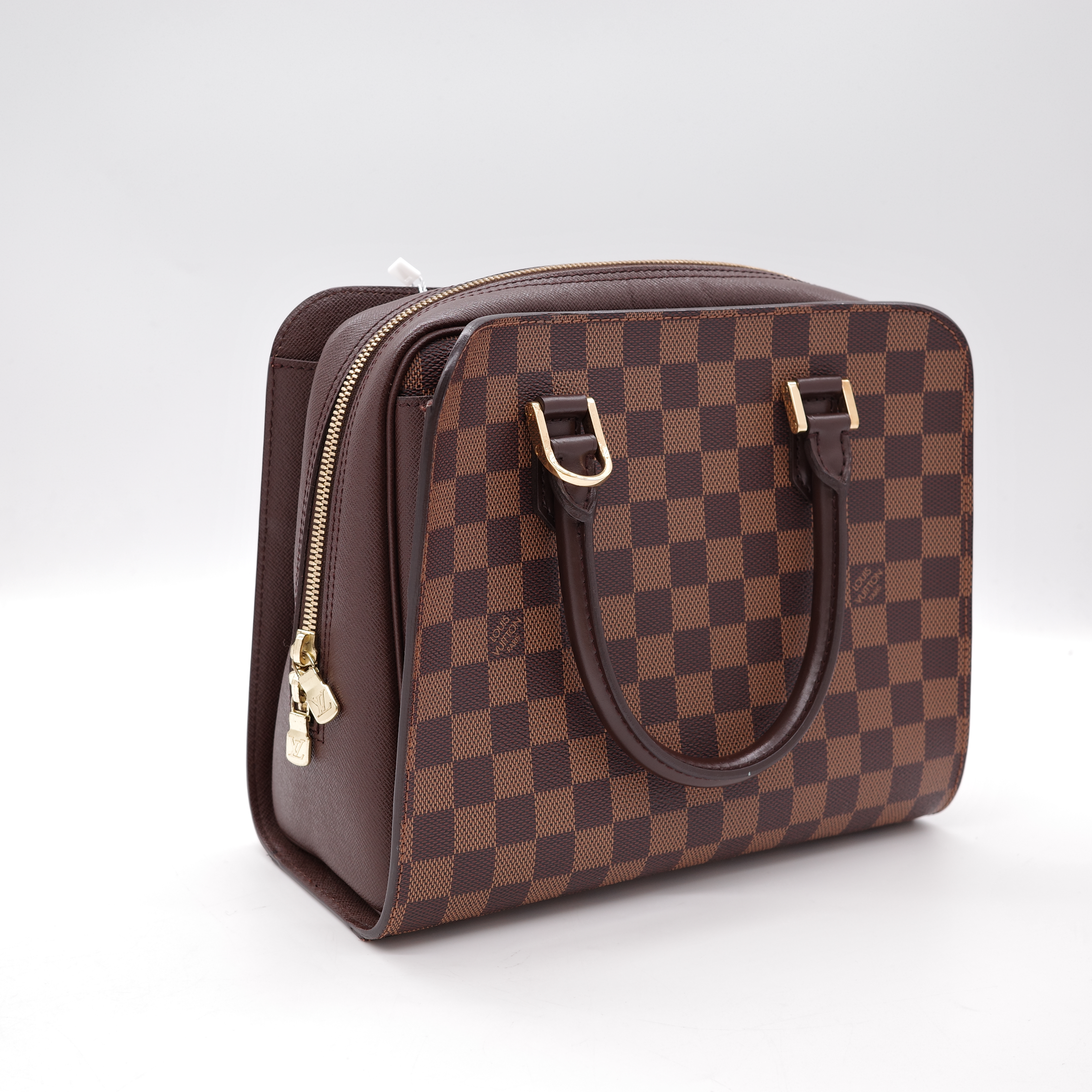 Louis Vuitton 路易威登 Triana 棕色 Damier Ebene 棋盤格紋 帆布 手提包-5