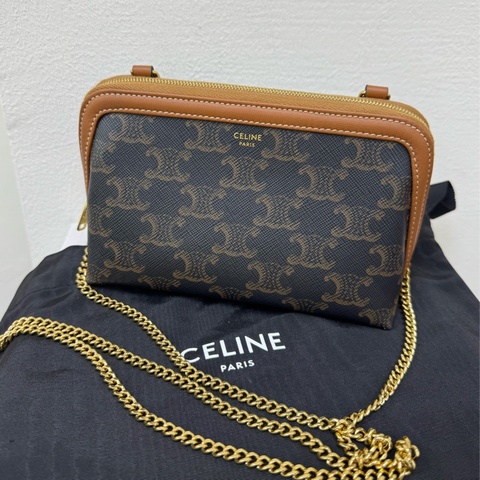 Celine經典貝殼斜背包