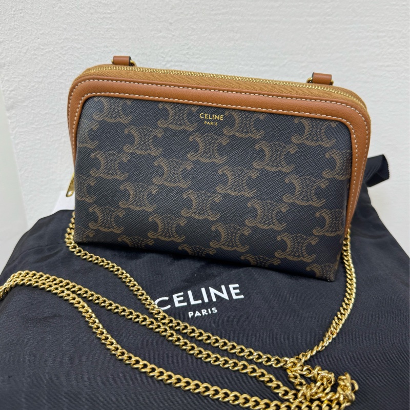 Celine經典貝殼斜背包-0