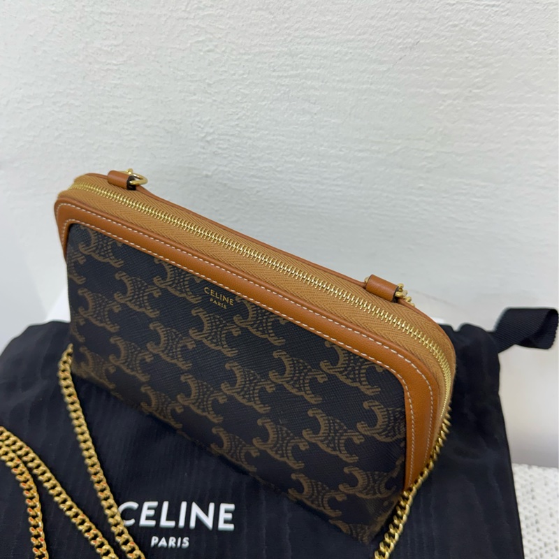 Celine經典貝殼斜背包-1