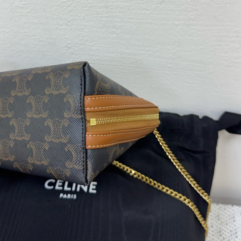 Celine經典貝殼斜背包-7