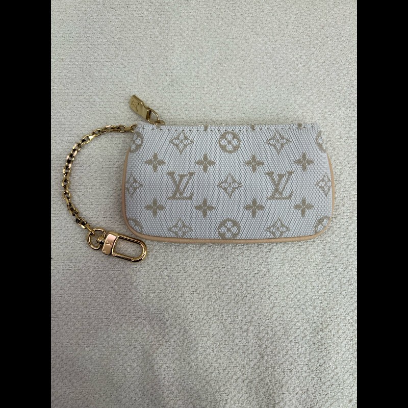 LV 沙色帆布系列 迷你水桶包小號-7