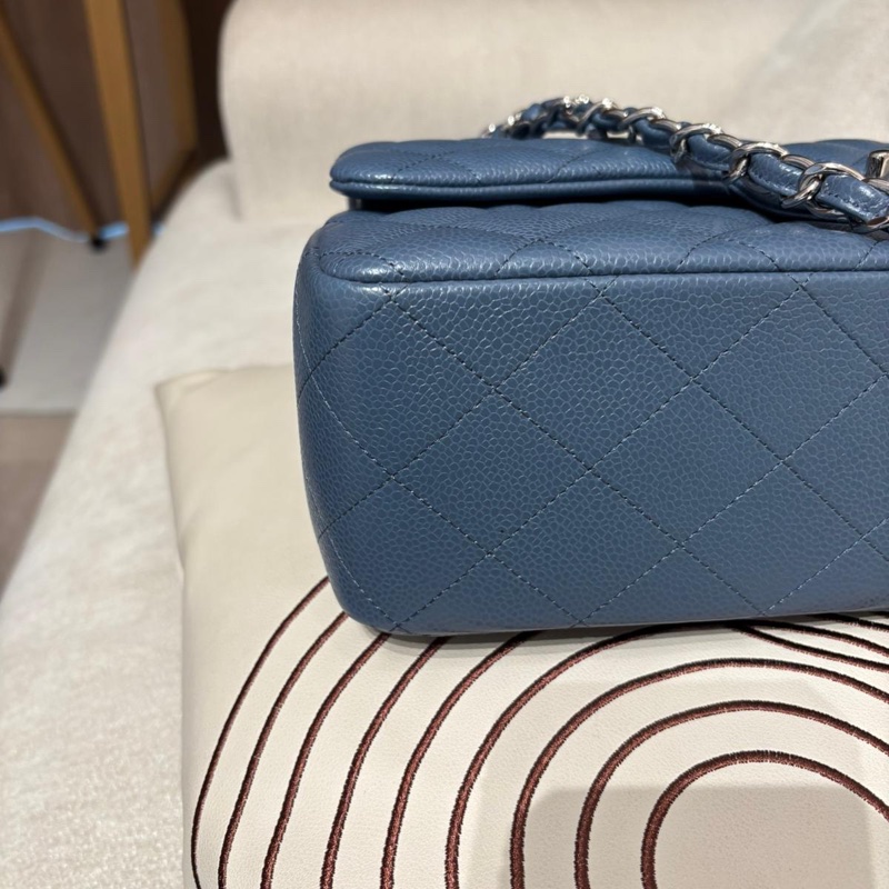 Chanel classic flap 30cm jumbo A58600荔枝牛皮銀扣,-7