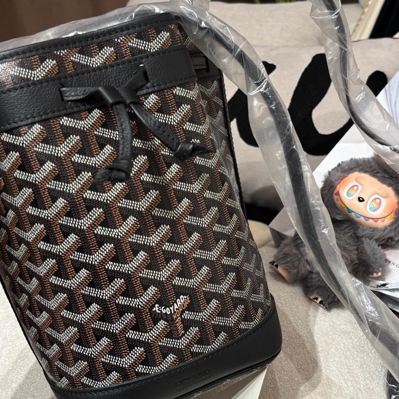 Goyard petit flot bucket bag Black-1