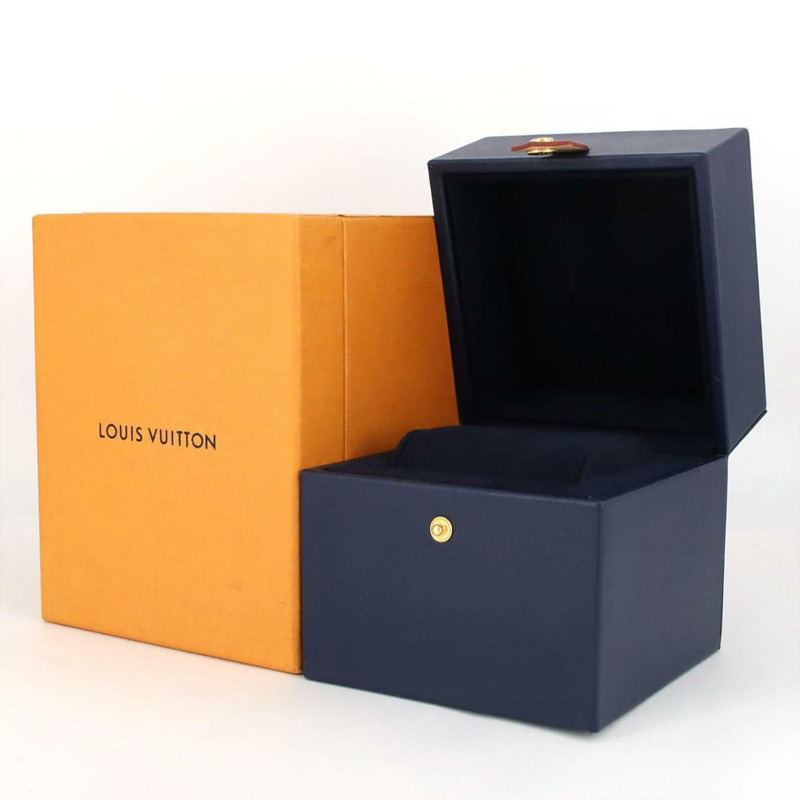 路易威登 Tambour Slim Monogram Q1DM0 SS 石英腕錶-7