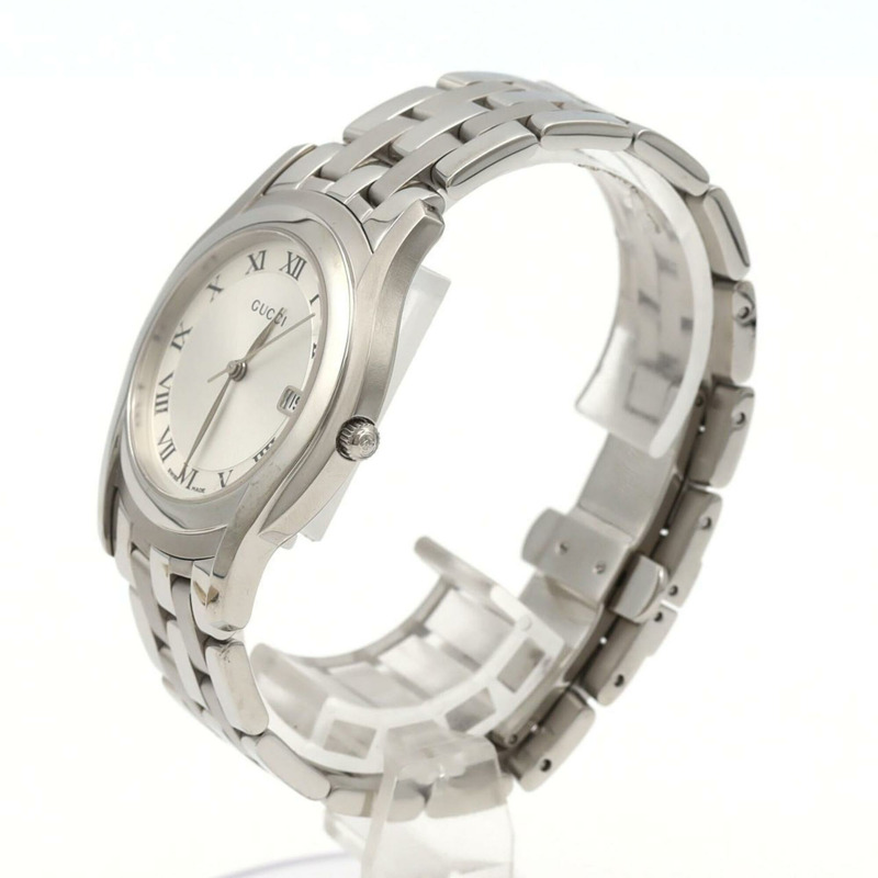 Gucci 5500米不鏽鋼石英錶-1