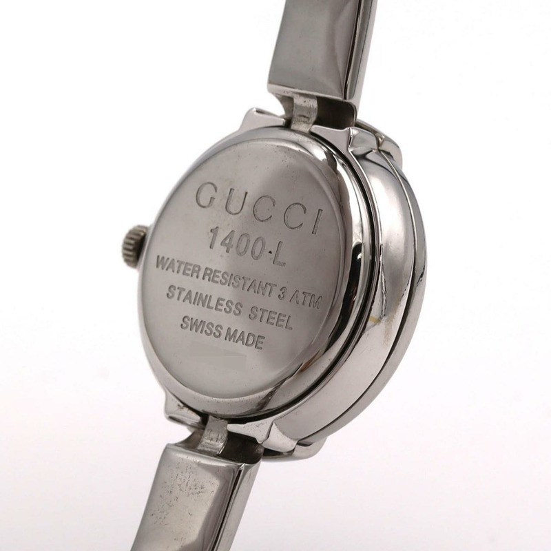 Gucci 1400L 不鏽鋼石英錶-4