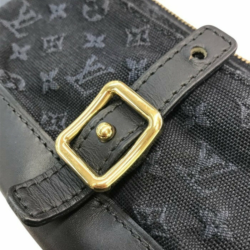 路易威登 (LOUIS VUITON) 女士 Monogram Mini Insofie 手拿包,帆布和皮革材質,海軍藍,M92697-3