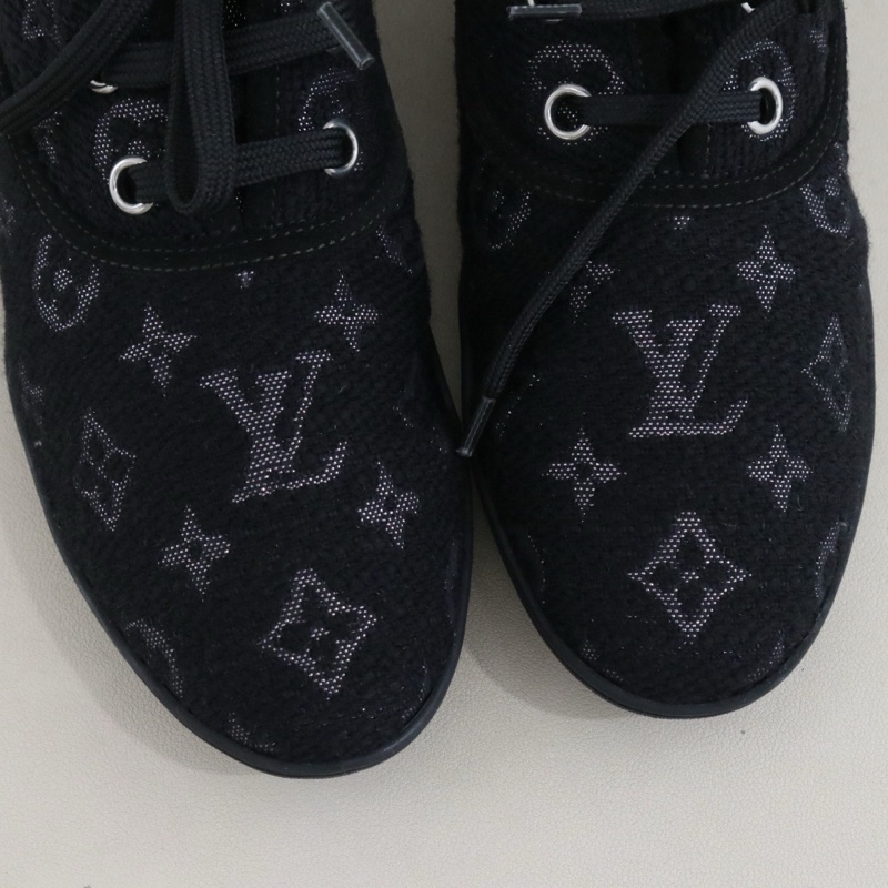 LV 路易威登 Foxtrot Sneaker 女鞋，黑色，37.5碼，無附件-3