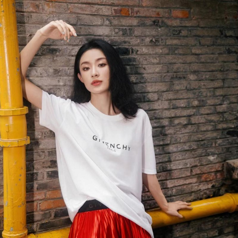 💎Han's house精品服飾💎GIVENCHY 紀梵希 雙面 Logo 短 T 寬版 白 現貨 XS-5