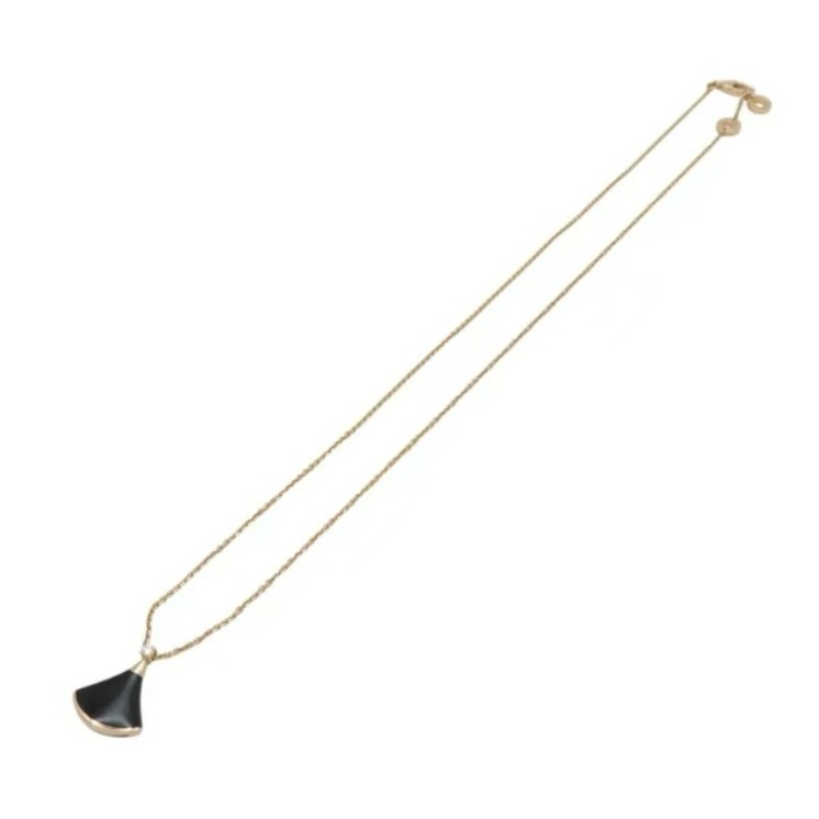 Bvlgari Diva's Dream Onyx Yellow Gold Necklace-2