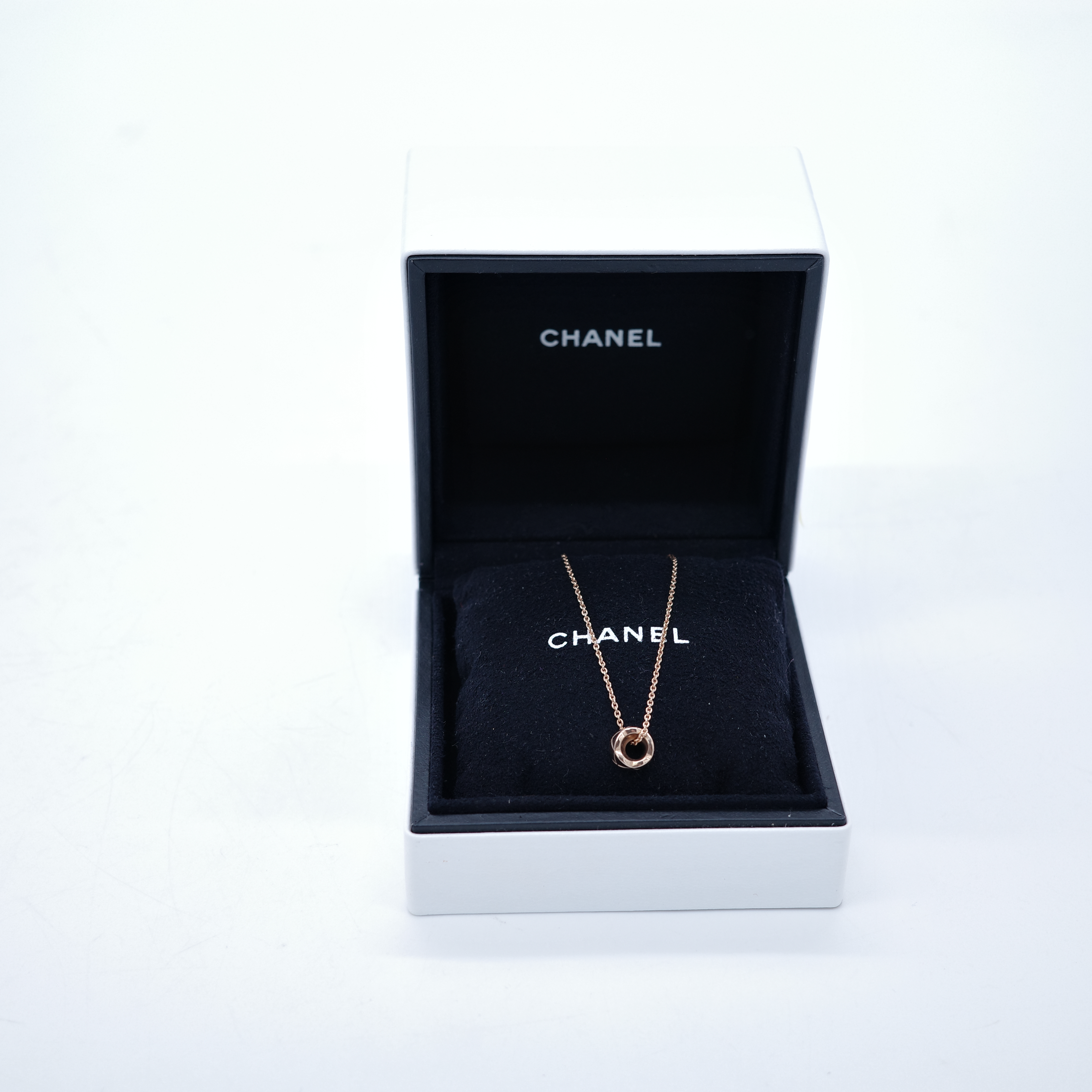 CHANEL 香奈兒 COCO CRUSH 米色金 淡金 項鍊-1