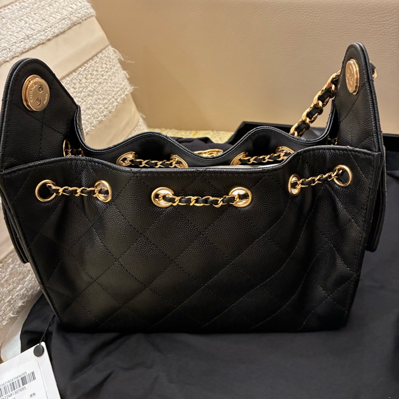 熱騰騰🔥香奈兒Chanel 26A 25mini bag黑x金 🇹🇼專櫃-1