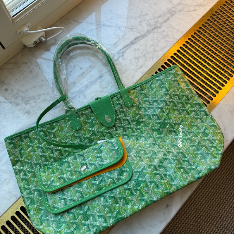 Goyard St Louis Tote 26 特別版 / 綠色 / PM (全新)-1