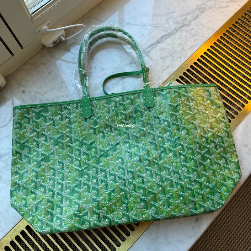 Goyard St Louis Tote 26 特別版 / 綠色 / PM (全新)-2