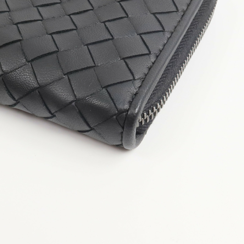BOTTEGA VENETA 羊皮皮革Zipper Long Wallet長錢包-6