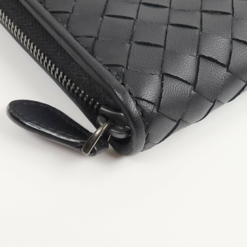 BOTTEGA VENETA 羊皮皮革Zipper Long Wallet長錢包-7