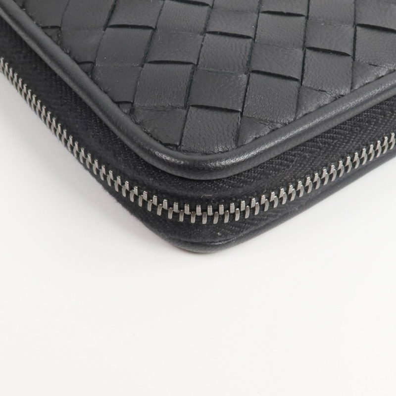 BOTTEGA VENETA 羊皮皮革Zipper Long Wallet長錢包-8