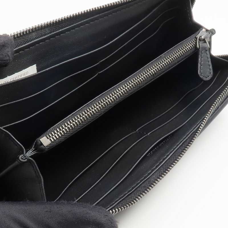 BOTTEGA VENETA 羊皮皮革Zipper Long Wallet長錢包-11