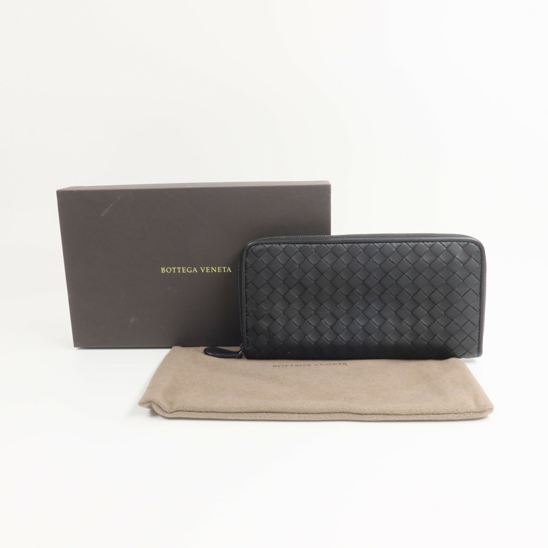 BOTTEGA VENETA 羊皮皮革Zipper Long Wallet長錢包-17