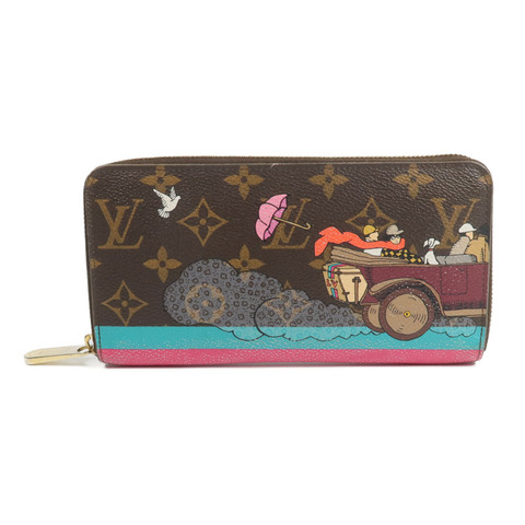 LOUIS VUITTON Monogram Illustre Evasion Zippy Wallet長錢包