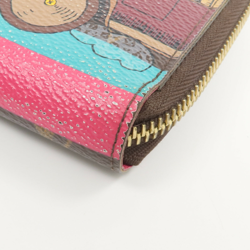 LOUIS VUITTON Monogram Illustre Evasion Zippy Wallet長錢包-11